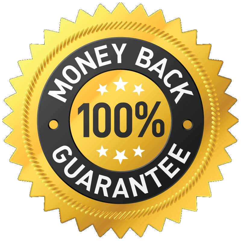 Qinux WaterBlitz 30-Day 100% No-Risk Money Back Guarantee official seal